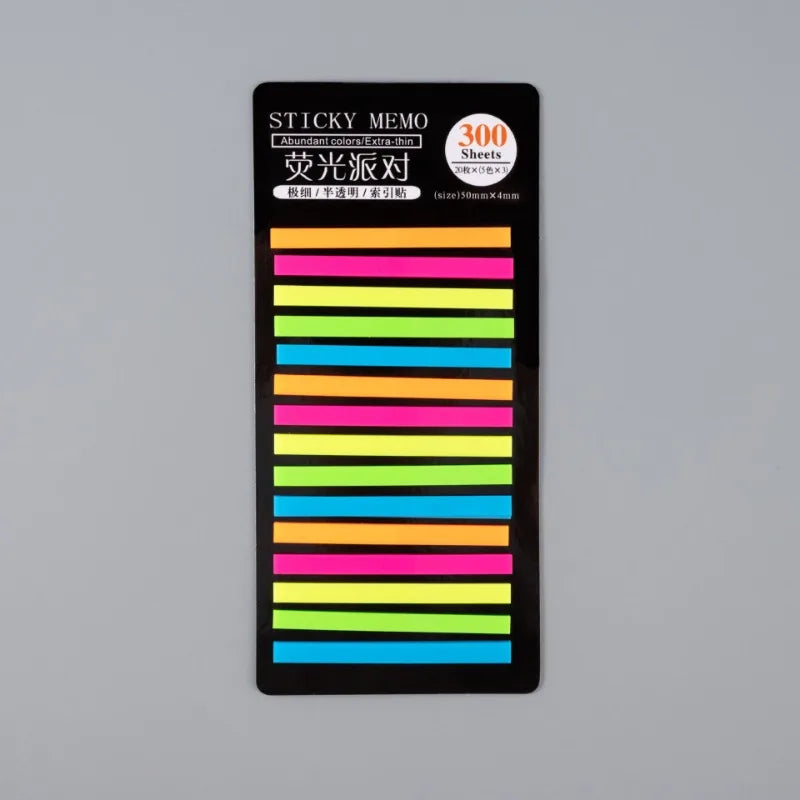 Journal GO 300sheets Index Tabs Self Adhesive Page Markers File Seperator Sticky Notes Classify Files Flags Planner Note Pads by Creative Vault Marketplace