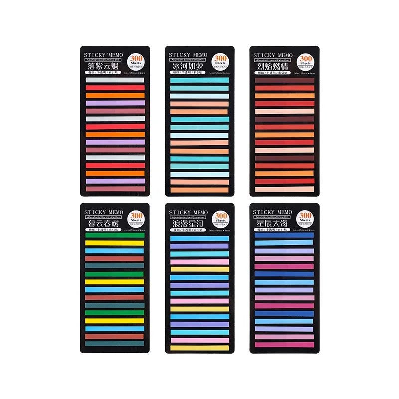 Journal GO 300sheets Index Tabs Self Adhesive Page Markers File Seperator Sticky Notes Classify Files Flags Planner Note Pads by Creative Vault Marketplace