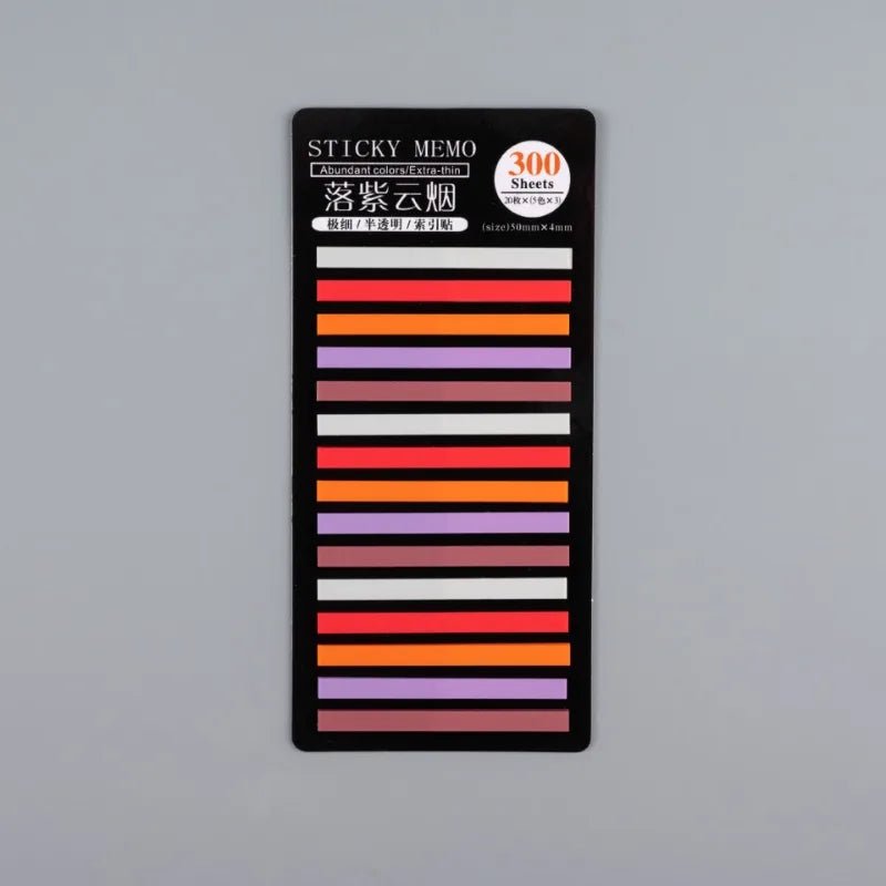 Journal GO 300sheets Index Tabs Self Adhesive Page Markers File Seperator Sticky Notes Classify Files Flags Planner Note Pads by Creative Vault Marketplace