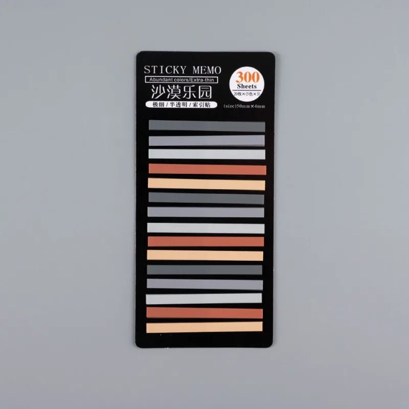Journal GO 300sheets Index Tabs Self Adhesive Page Markers File Seperator Sticky Notes Classify Files Flags Planner Note Pads by Creative Vault Marketplace