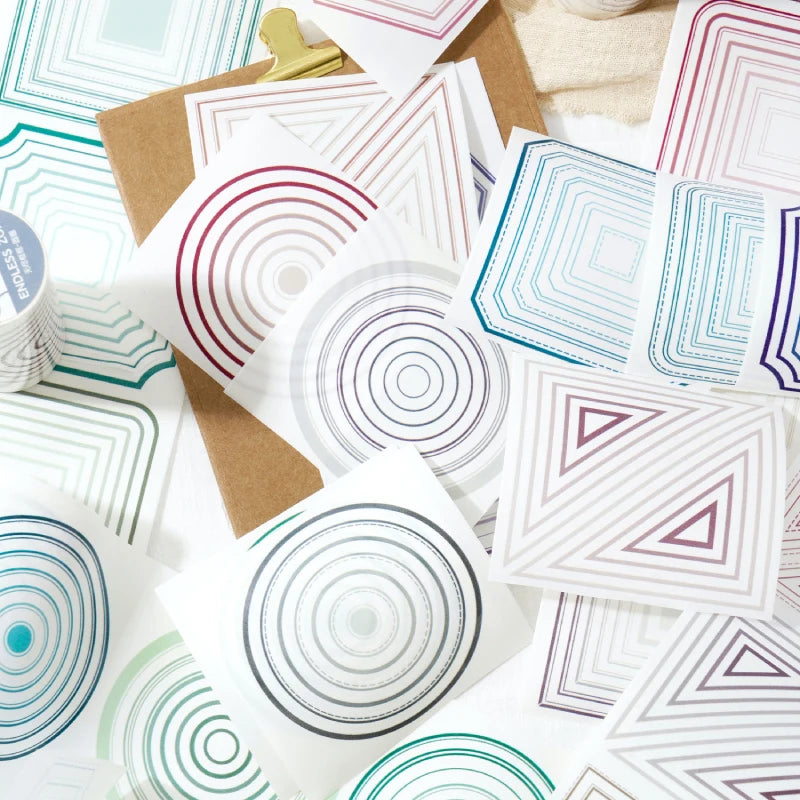 Journal GO 9x200cm Endless Frames Long Loop Die Cut TapeStickers Creative DIY Collage Junk Journa Materials Decor Scrapbooking by Creative Vault Marketplace