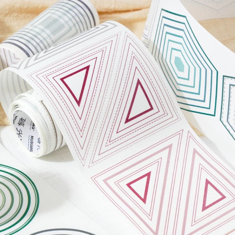 Journal GO 9x200cm Endless Frames Long Loop Die Cut TapeStickers Creative DIY Collage Junk Journa Materials Decor Scrapbooking by Creative Vault Marketplace