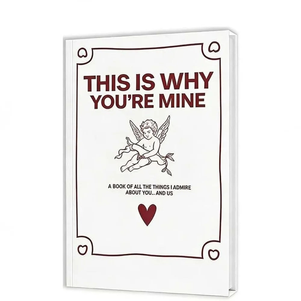 THIS IS WHY YOU'RE MINE Love Story Journal Hardcover Couples Edition Love Journal Book Romantic Anniversary Edition by Creative Vault Marketplace