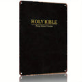 Illuminate Your Faith with the Black Leather King James Bible - A Timeless Classic for Home, Church, or Gift Giving by Creative Vault Marketplace