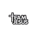 Inspire Your Journey with the Team Jesus Enamel Pin - A Faithful Accessory for Every Christian by Creative Vault Marketplace