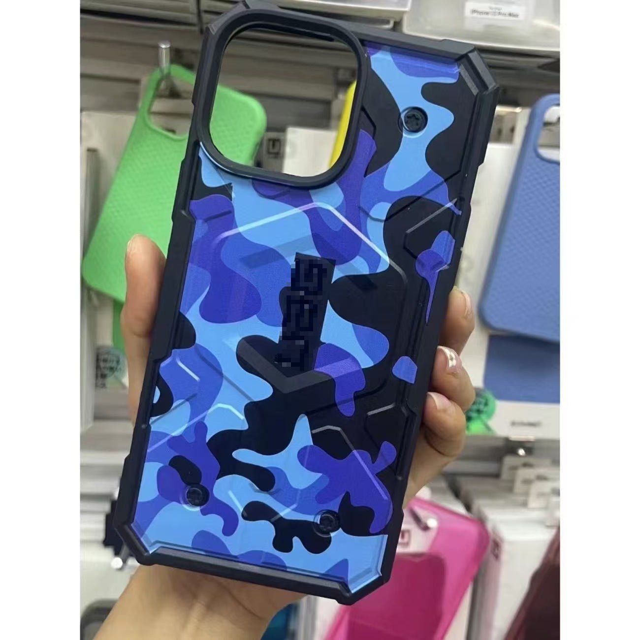 Camouflage Safety Case For Smartphones by Creative Vault Marketplace