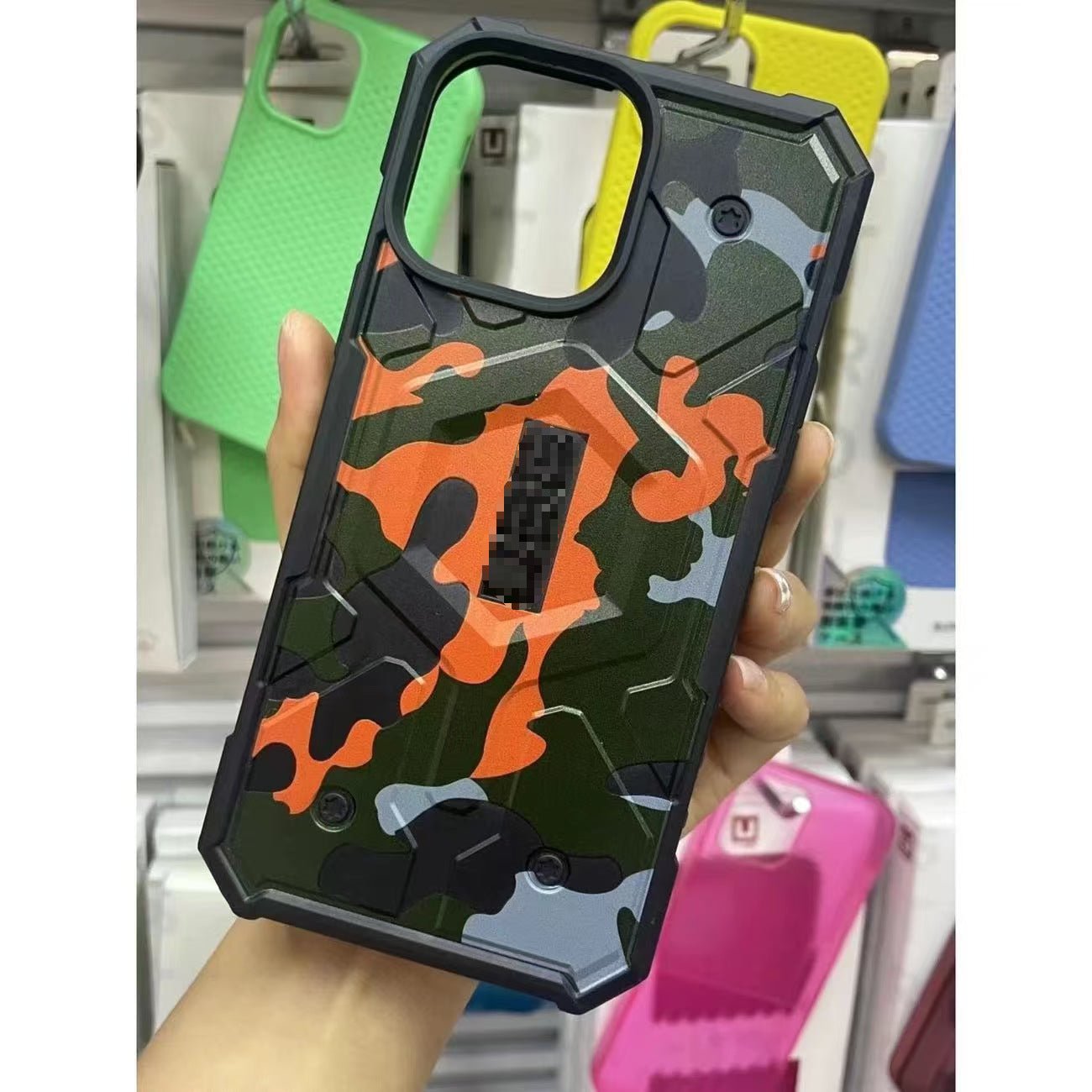 Camouflage Safety Case For Smartphones by Creative Vault Marketplace