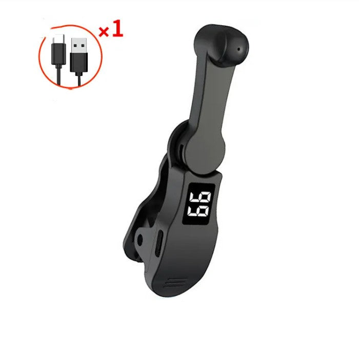 Creative Vault Marketplace black auto screen clicker device with digital display and USB charging cable