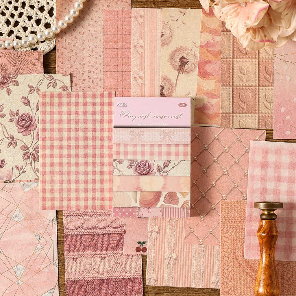 Journal GO 50pages Breeze for You Journaling Material Book Decorative Scrapbooking Material Paper Diary diy Background Papers by Creative Vault Marketplace