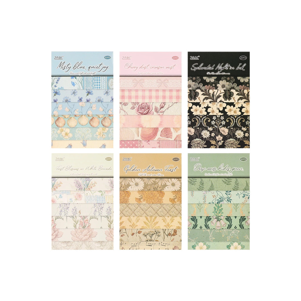 Journal GO 50pages Breeze for You Journaling Material Book Decorative Scrapbooking Material Paper Diary diy Background Papers by Creative Vault Marketplace