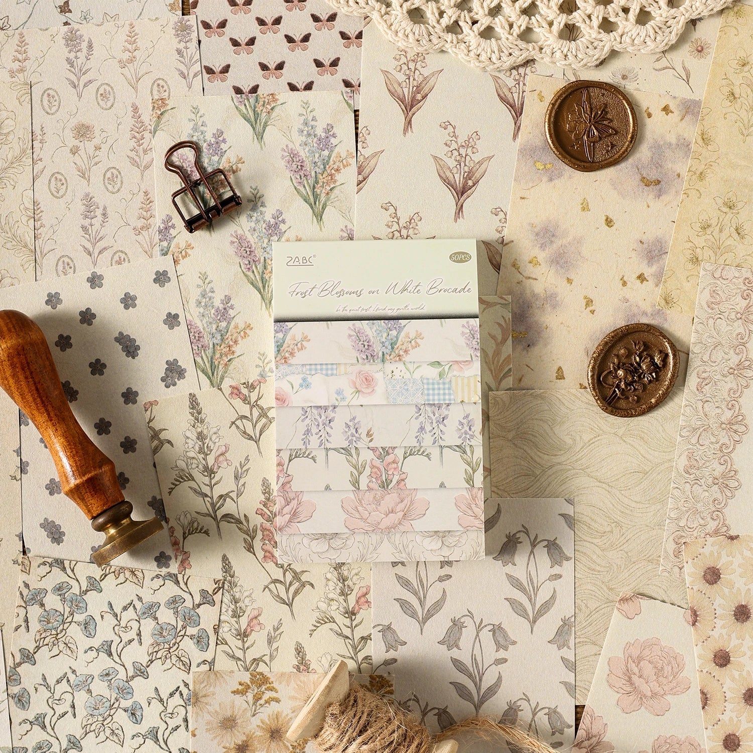 Journal GO 50pages Breeze for You Journaling Material Book Decorative Scrapbooking Material Paper Diary diy Background Papers by Creative Vault Marketplace