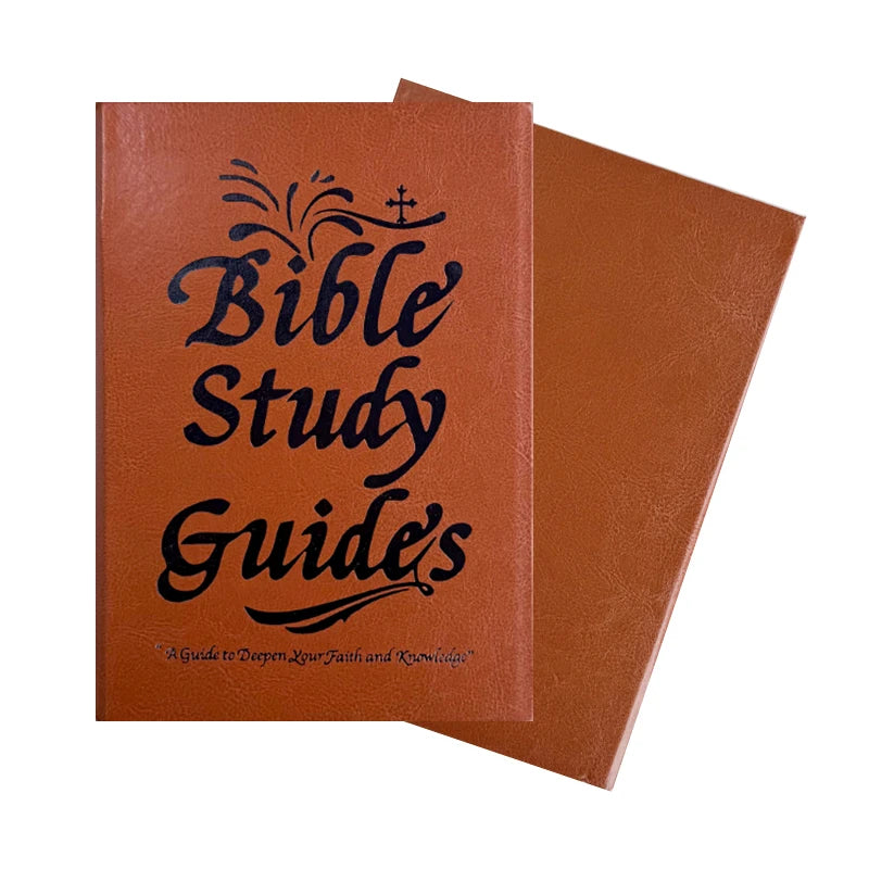 Bible Study Guides: Study Plan Guide, Christian Devotional Record Notebook, Faith and Knowledge Deepening Journal, Durable Hardcover with Bookmark Strap, Religious Gift by Creative Vault Marketplace