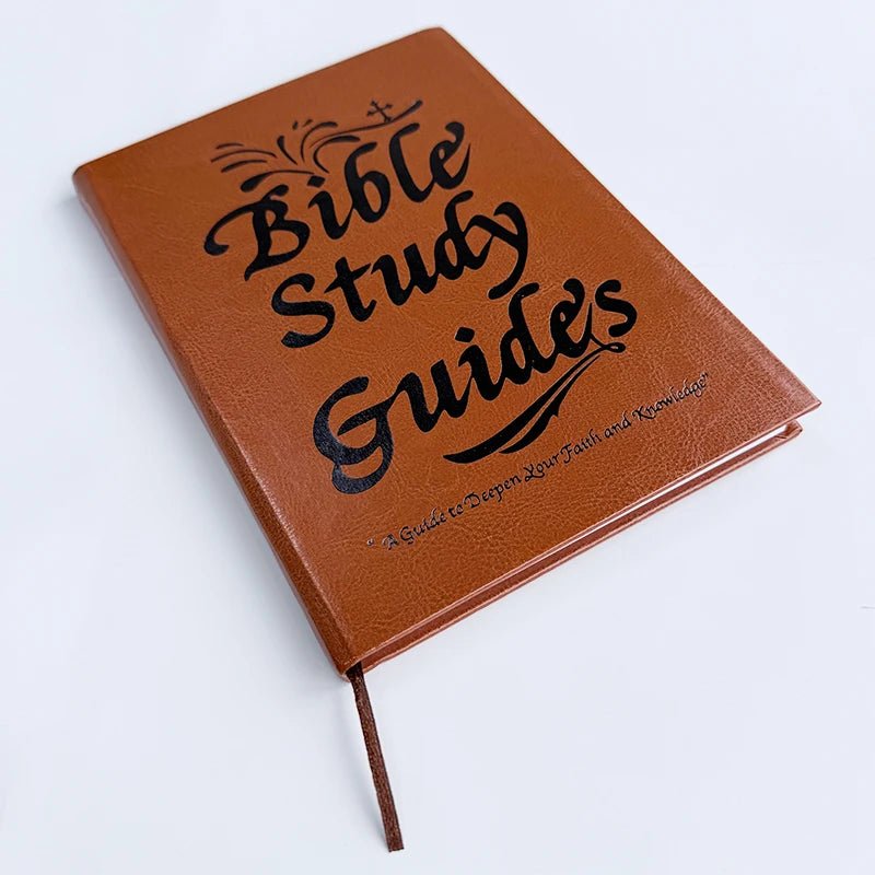 Bible Study Guides: Study Plan Guide, Christian Devotional Record Notebook, Faith and Knowledge Deepening Journal, Durable Hardcover with Bookmark Strap, Religious Gift by Creative Vault Marketplace