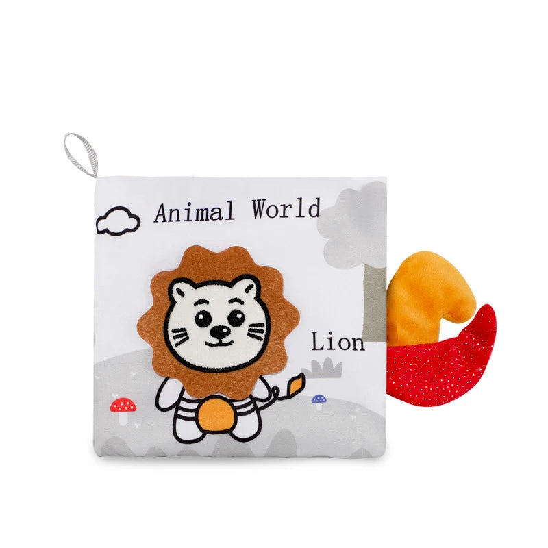 Baby Toys Cloth Book 3D Touch Feel Children's Tactile Sensory Education Early Literacy Intelligence Development Plush Toys by Creative Vault Marketplace