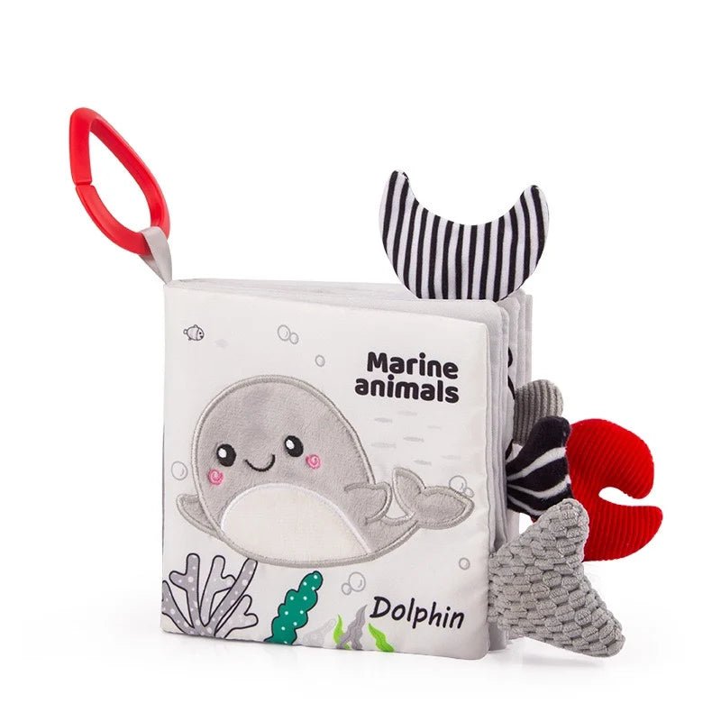 Baby Toys Cloth Book 3D Touch Feel Children's Tactile Sensory Education Early Literacy Intelligence Development Plush Toys by Creative Vault Marketplace