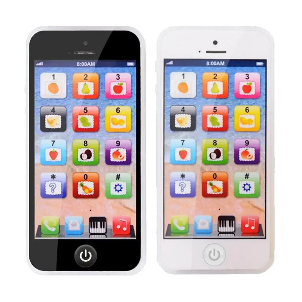 Children Simulation Phone Baby Musical Early Educational Toys English Learning Cellphone with Light Sound Mobile Vocal Toy by Creative Vault Marketplace