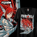 Erza Fairy Tail T-Shirt - Embrace Your Anime Passion with Style and Comfort by Creative Vault Marketplace
