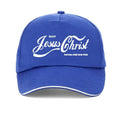 Christian Funny Baseball Cap - Enjoy Jesus Christ, The Real King! by Creative Vault Marketplace