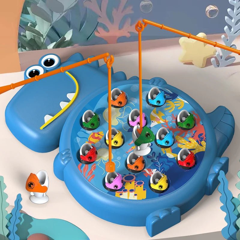 Baby magnetic fishing toys, educational toys, children's first birthday gifts, boys' and girls' intelligence development parent- by Creative Vault Marketplace