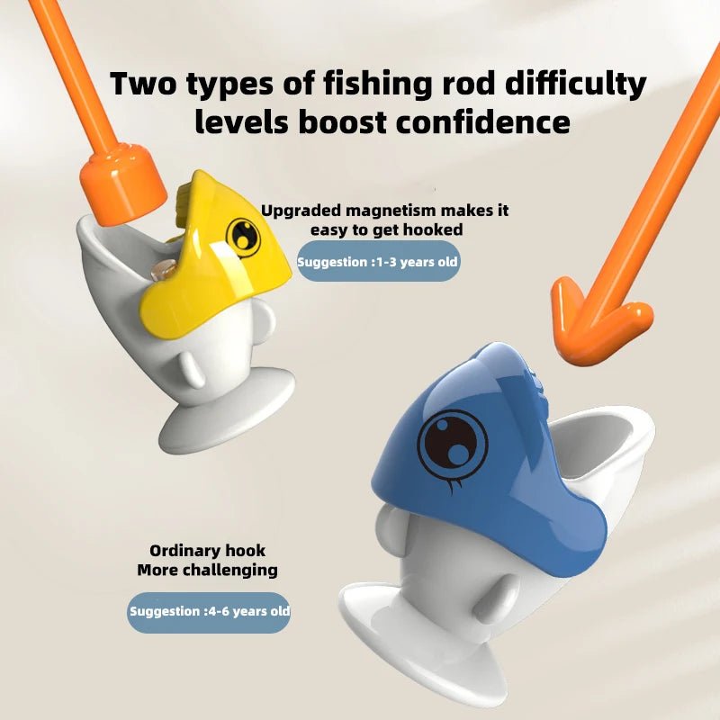 Baby magnetic fishing toys, educational toys, children's first birthday gifts, boys' and girls' intelligence development parent- by Creative Vault Marketplace