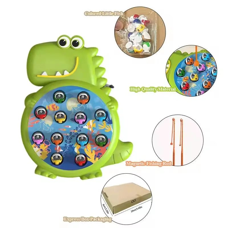 Baby magnetic fishing toys, educational toys, children's first birthday gifts, boys' and girls' intelligence development parent- by Creative Vault Marketplace