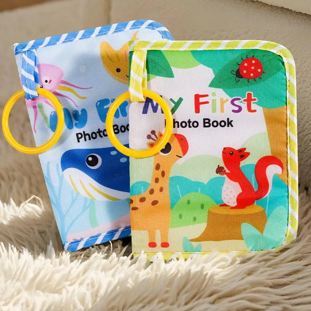 Baby Photo Album Soft Baby Book First Year Baby Photo Book Safe Mirror Family Memory Book for Newborns Toddler 1st Birthday Gift by Creative Vault Marketplace