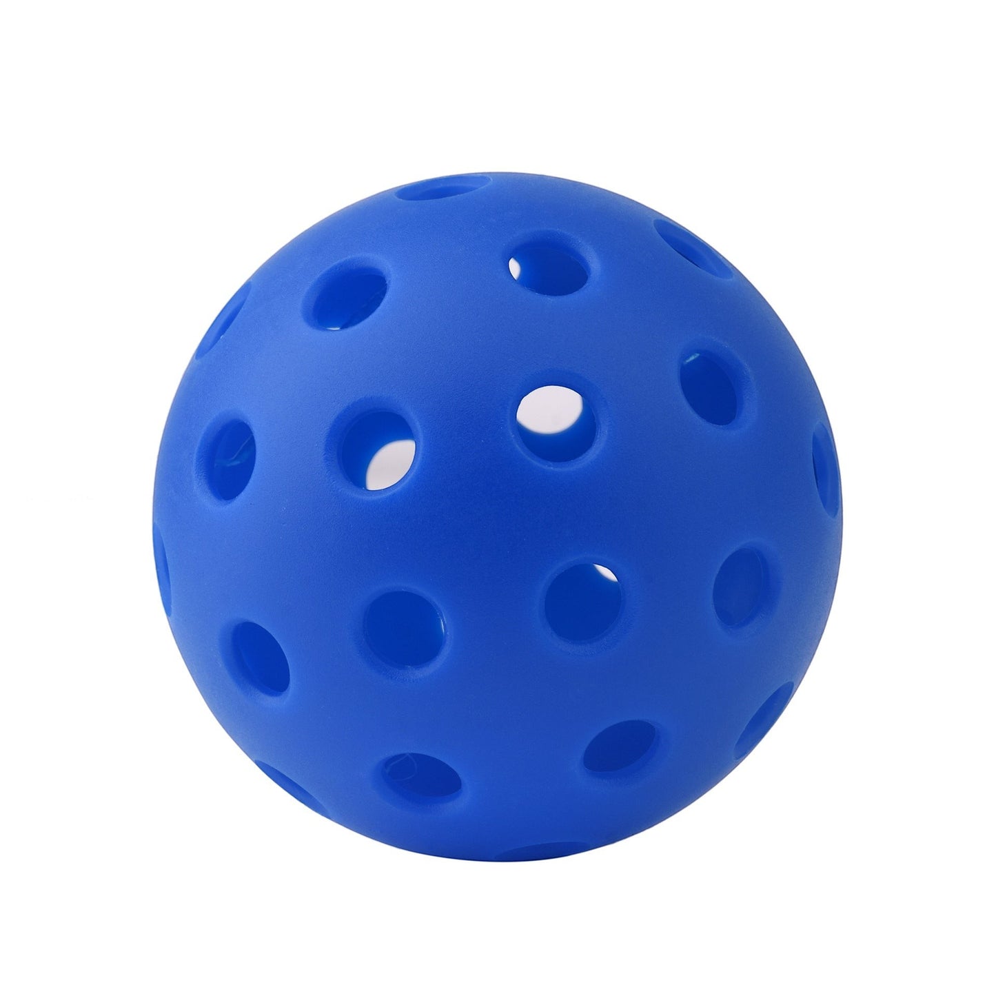 Creative Vault Marketplace blue pickleball with 40 holes for indoor and outdoor play