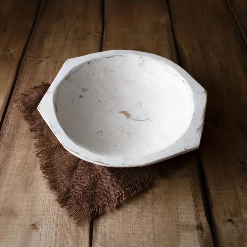 Children's Photography Props Handmade Wooden Bowl Simple Styling Prop Photography Baby Bed Photography Props Newborn Props by Creative Vault Marketplace