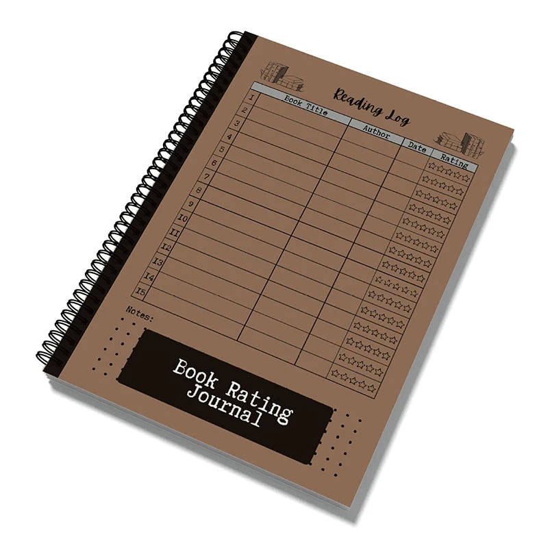 Compact Reading Journal - Track Your Progress With Book Ratings, Notes & Lists - Ideal Gift For Book Lovers & Voracious Readers by Creative Vault Marketplace