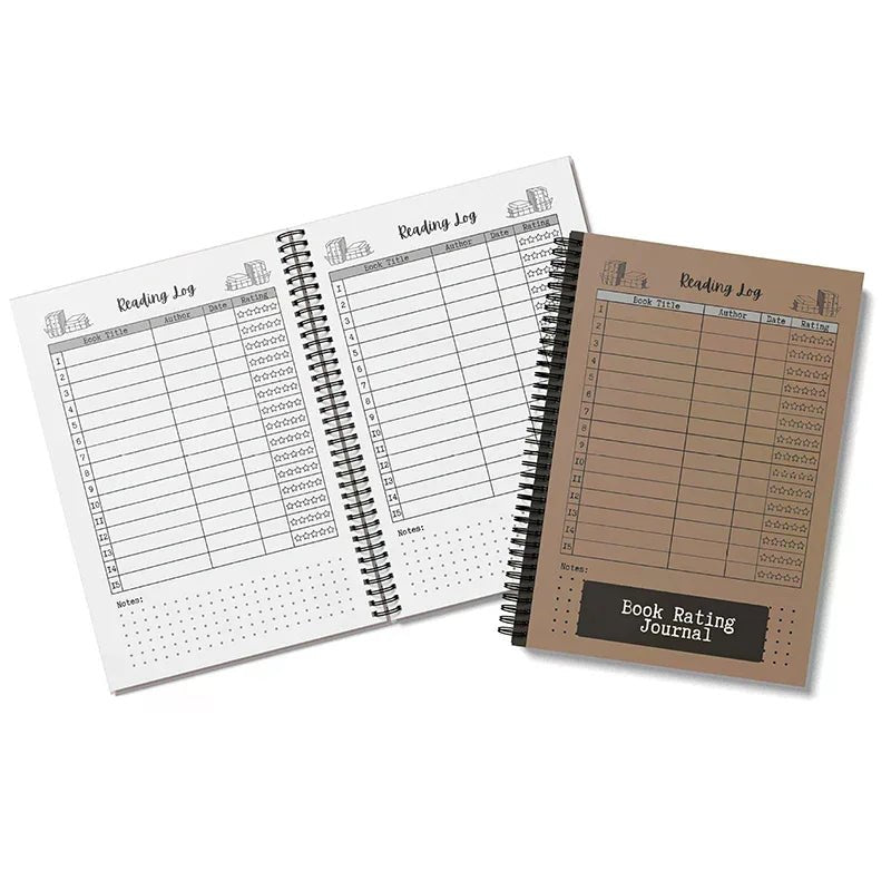Compact Reading Journal - Track Your Progress With Book Ratings, Notes & Lists - Ideal Gift For Book Lovers & Voracious Readers by Creative Vault Marketplace