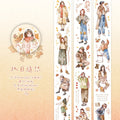Journal Go 4.5x200cm Four Seasons Girl Tape DIY Scrapbooking Decor Photo Album Collage Junk Journal Planner Aesthetic Stickers by Creative Vault Marketplace