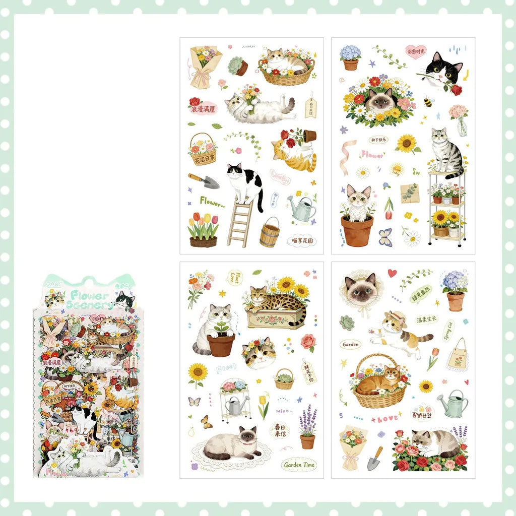 Journamm 4sheets Journaling Stickers Junk Journal Supplies Crafts Planner Collage Card Album Scrapbook Stickers by Creative Vault Marketplace