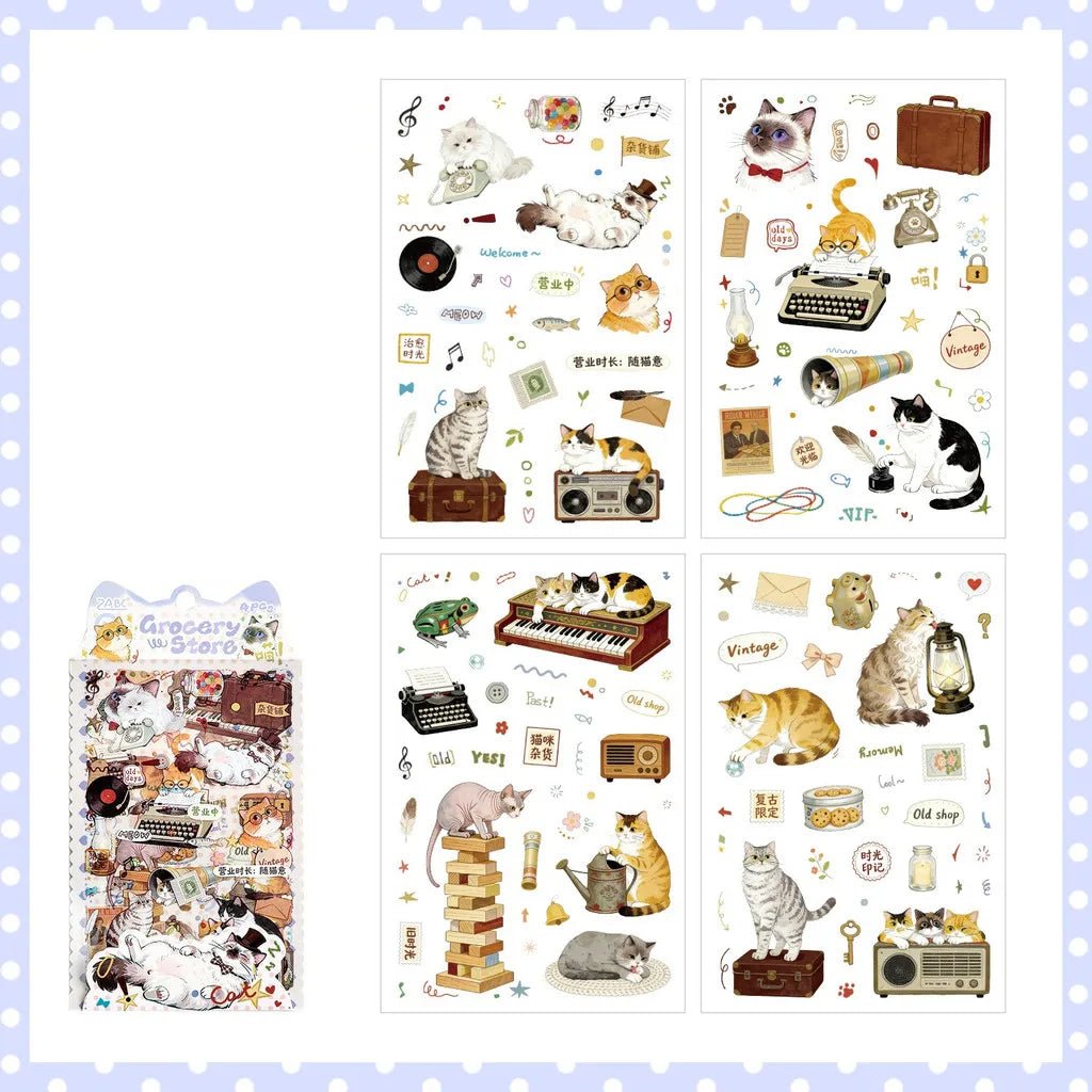 Journamm 4sheets Journaling Stickers Junk Journal Supplies Crafts Planner Collage Card Album Scrapbook Stickers by Creative Vault Marketplace