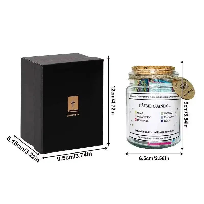 Christian Gifts for Women Men Read When Bible Verses Jar Emotions Feelings Blessings Religious Mom Daily Motivational Prayer by Creative Vault Marketplace