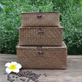 Handwoven Seagrass Storage Basket - Eco-Friendly, Stylish Organization in 3 Sizes by Creative Vault Marketplace