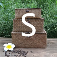 Handwoven Seagrass Storage Basket - Eco-Friendly, Stylish Organization in 3 Sizes by Creative Vault Marketplace