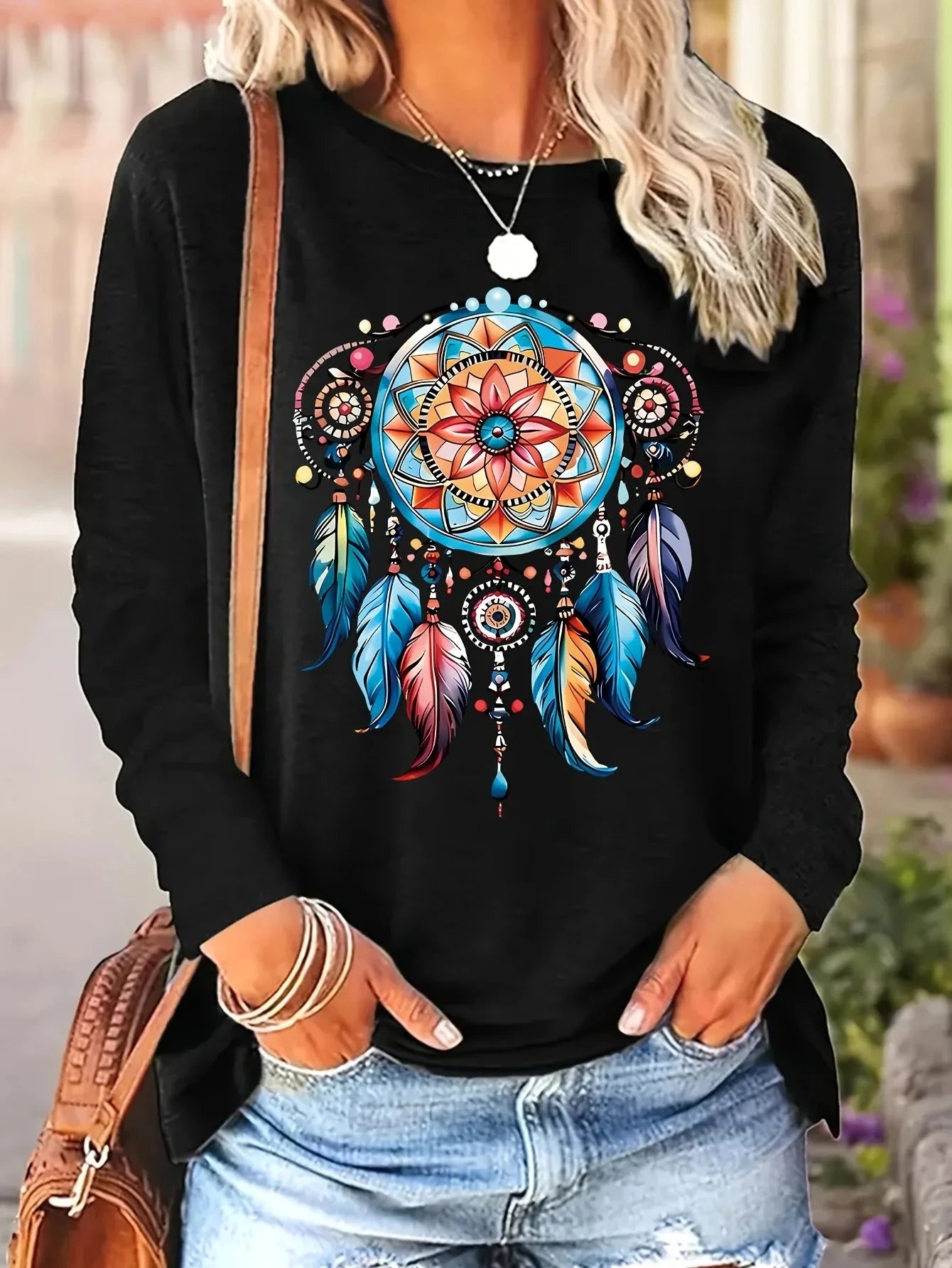 Faith Print Long Sleeve T-Shirt - Cozy Autumn Layering Tee for Inspired Women by Creative Vault Marketplace