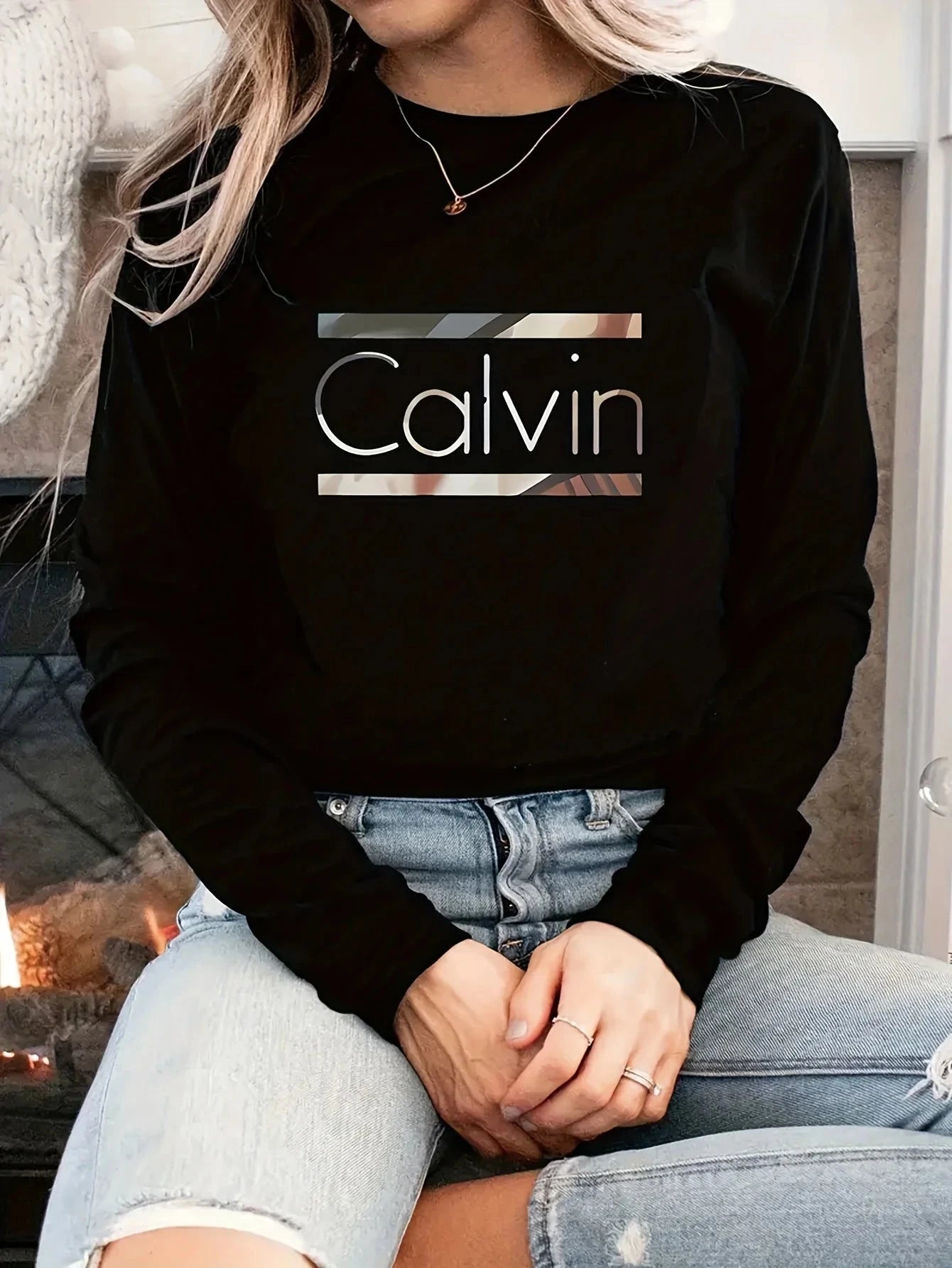 Faith Print Long Sleeve T-Shirt - Cozy Autumn Layering Tee for Inspired Women by Creative Vault Marketplace