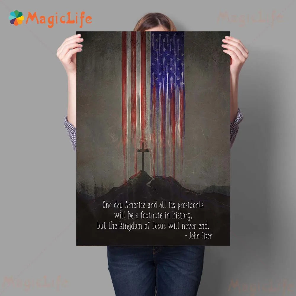 Power Of Faith Inspirational Quotes Wall Art Canvas Painting Biblical Instruction Art Poster And Print Home Decoration Unframed by Creative Vault Marketplace