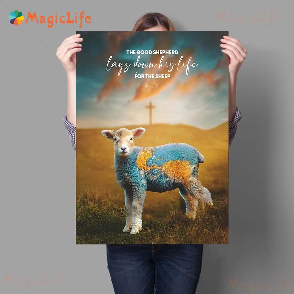 Power Of Faith Inspirational Quotes Wall Art Canvas Painting Biblical Instruction Art Poster And Print Home Decoration Unframed by Creative Vault Marketplace