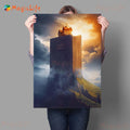 Power Of Faith Inspirational Quotes Wall Art Canvas Painting Biblical Instruction Art Poster And Print Home Decoration Unframed by Creative Vault Marketplace
