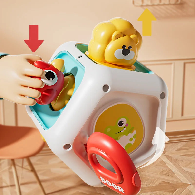 Montessori Sensory Toys Baby Busy Cube Activity Travel Toy Educational Learning Fidget Toys for Fine Motor Skills Children Gift by Creative Vault Marketplace