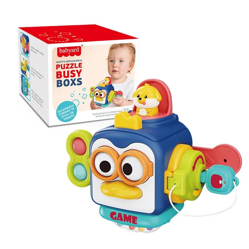 Montessori Sensory Toys Baby Busy Cube Activity Travel Toy Educational Learning Fidget Toys for Fine Motor Skills Children Gift by Creative Vault Marketplace