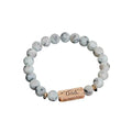 Women Men Letter Bracelets Vintage Natural Stones Beaded Bracelet Punk Inspirational Forever Faith Bracelets Handmade Jewelry by Creative Vault Marketplace