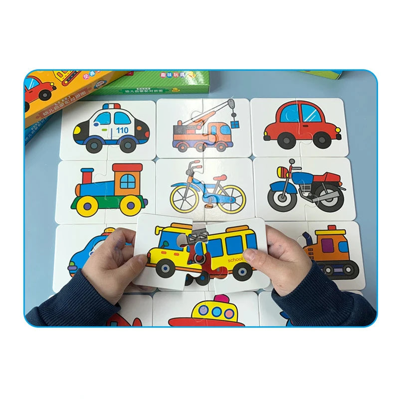 Montessori Cards Educational Toys for Children Learning Educational Puzzles Develop Cognitive Games for Babies Kids Baby Novel by Creative Vault Marketplace