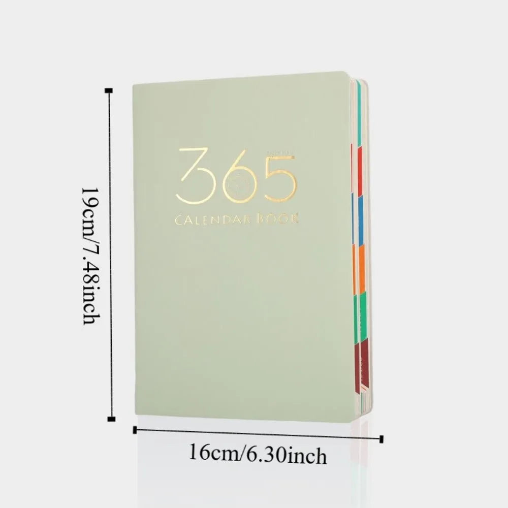 Goals Organizer 320 Sheets A5 Journal Textured PU Pen Loop Daily Journal Elastic Bond Monthly Index Daily Planner Workplace by Creative Vault Marketplace