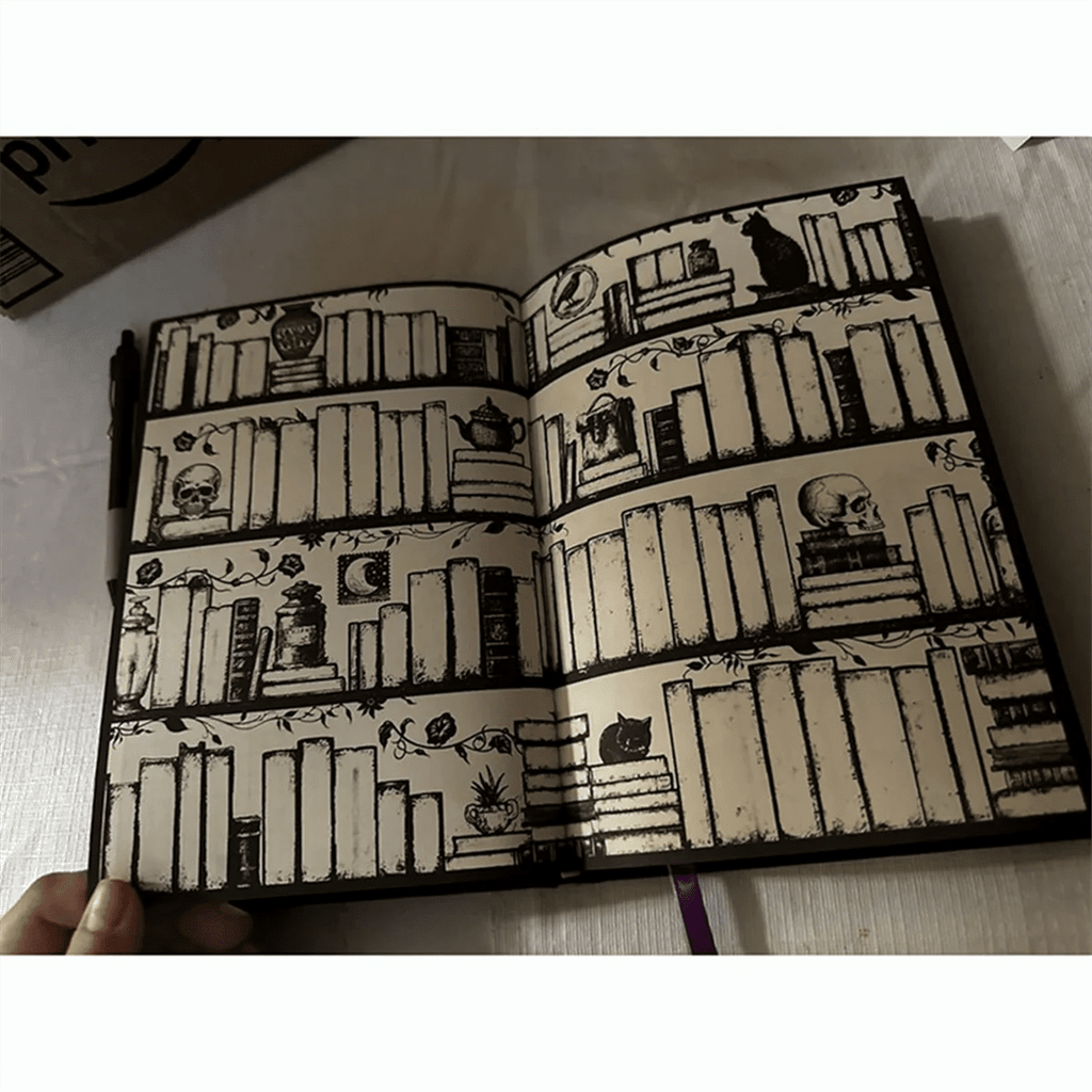 【A29I-Sale】Journals Waiting for the Night Journal, Gothic Inspired, Journaling for Reading by Creative Vault Marketplace
