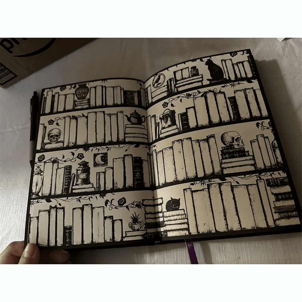 【A29I-Sale】Journals Waiting for the Night Journal, Gothic Inspired, Journaling for Reading by Creative Vault Marketplace