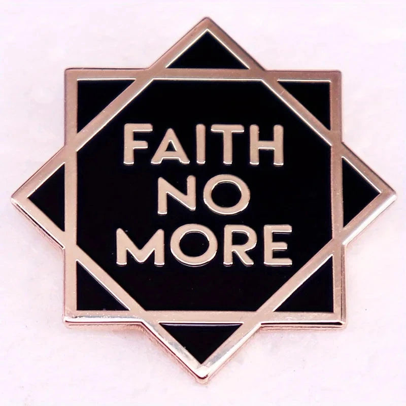 "Faith No More" Band Badge Music Brooch Backpack Lapel Jewelry by Creative Vault Marketplace