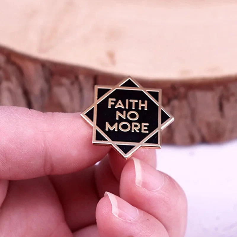 "Faith No More" Band Badge Music Brooch Backpack Lapel Jewelry by Creative Vault Marketplace